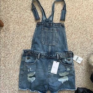 Forever 21 demon overalls